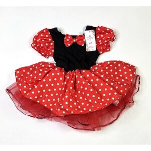 Minnie Mouse Dress Toddler Medium Ibtom Castle New Costume Dress Leotard